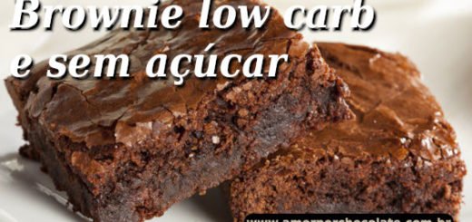 Como fazer um brownie low carb e sem açúcar