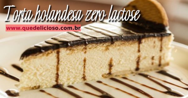 Torta holandesa zero lactose